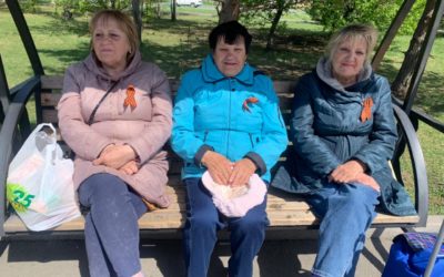 В преддверии Дня Победы на территории Уссурийского городского округа прошла акция «Георгиевская ленточка»