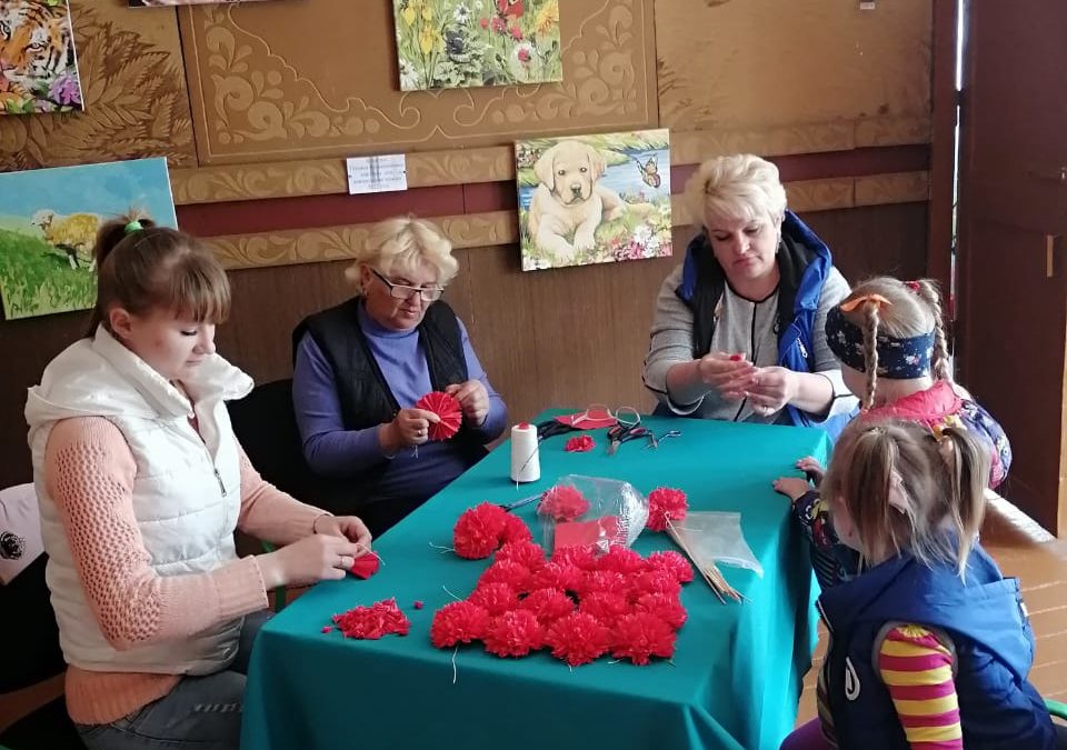 Мастер-класс «Красная гвоздика»