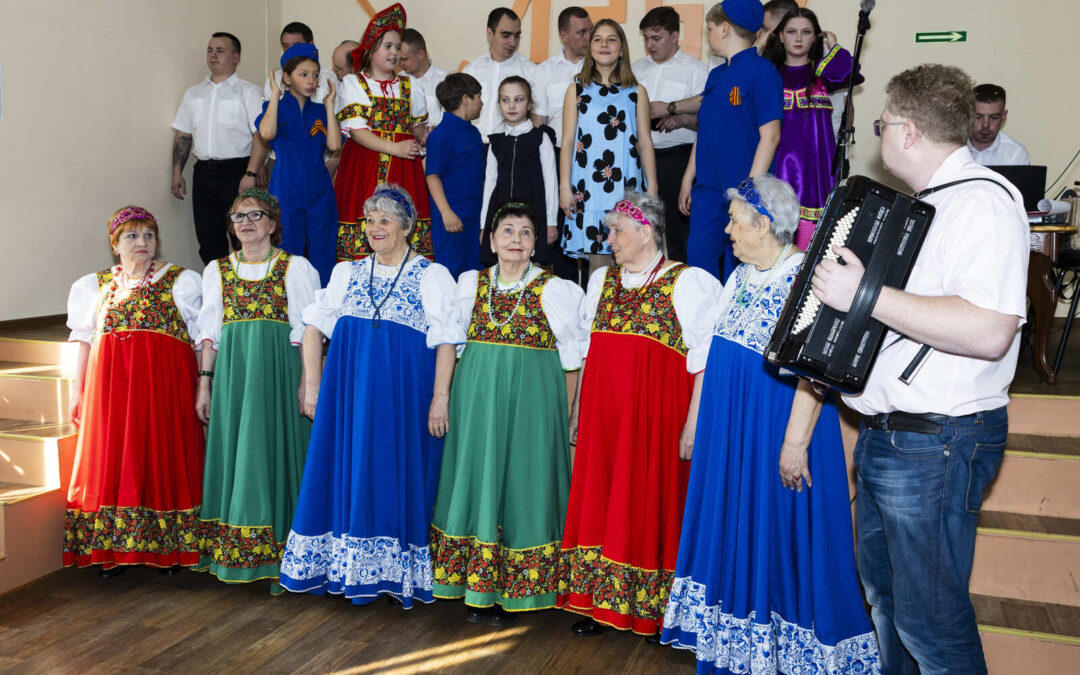 Творческий отчётный концерт клуба села Линевичи